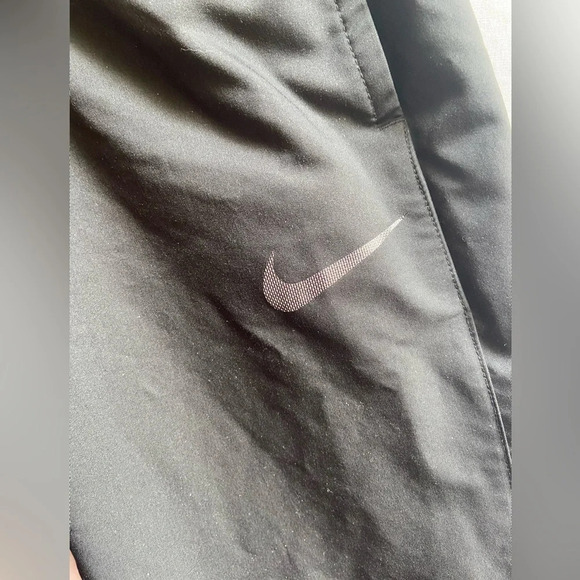 Nike Dri Fit black unisex track pants Sz S - Picture 6 of 10